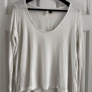 We The Free Cream Long Sleeve Top